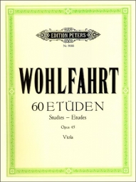 Wohlfahrt - 60 Etudes Op. 45 for Viola