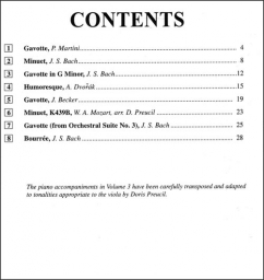 Suzuki Viola School - Volume 3 - Piano Accompaniment - Book