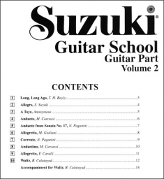 Suzuki Guitar School - Volume 2 - Guitar Part - Book