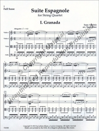 Albeniz - Suite Espagnole for String Quartet (LATHAM)