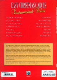 Easy Christmas Carols: Instrumental Solos - Cello/CD