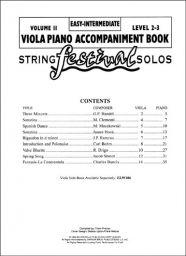 Strings Festival Solos, Viola Piano Accompaniment Book 2 Strings Festival Solos, Viola Piano Accompaniment Book 2