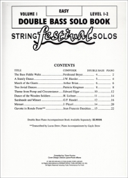 String Festival Solos - Double Bass Solo Book Volume 1
