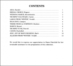 Wedding Music For String Quartet - Violin I