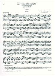 Bach Cello Suites arranged for Violin