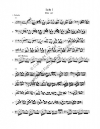 Facsimile - Six Suites for Violoncello solo BWV 1007-1012