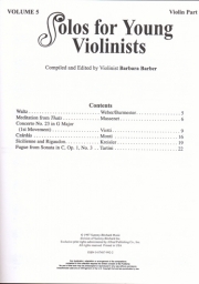 Solos for Young Violinists - Vol. 5