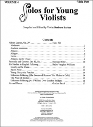 Solos for Young Violists - Vol. 4
