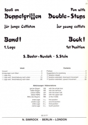 Fun with Double-Stops for Young Cellists - Book 1