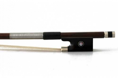 Brazilian Pernambuco Nickel Mounted Violin Bow - 4/4