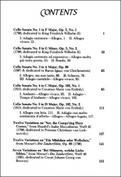 COMPLETE SONATAS AND VARIATIONS FOR CELLO AND PIANO