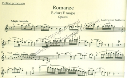 Romances in F and G major
