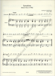 Beethoven - Sonatina for Cello in C minor WoO 43a (SCHOTT)