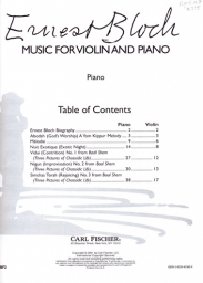 Music For Violin And Piano