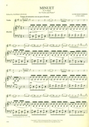 Boccherini - Minuet in A major for Violin and Piano (INT)