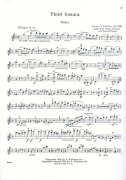 Brahms - Violin Sonata No. 3 in D minor, Op. 108 (SCHIR) Brahms - Violin Sonata No. 3 in D minor, Op. 108 (SCHIR)