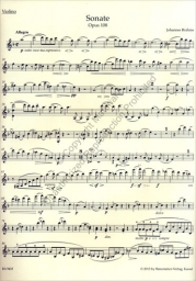 Sonata in D minor for Violin and Piano Op.108