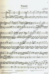 Breval - Sonata In C Major Op. 40 No.1 for Cello and Bass (HEN)