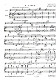 Three Pieces for Violin & Piano from the Suite, Op. 6