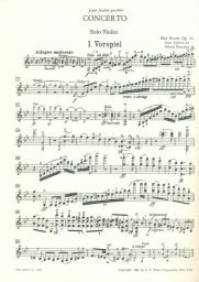Bruch - Concerto No.1 in G-, Op.26