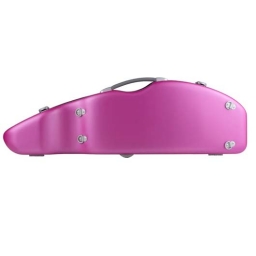 Bam Bonbon Hightech Contoured Violin Case - 4/4 - White-Violet