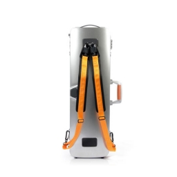 Bam La Defense Hightech Oblong Violin Case -Brushed Aluminium