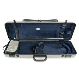 Bam Hightech Oblong Violin Case - Tweed - With Pocket
