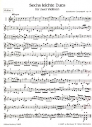 Six Easy Duos, Op.14