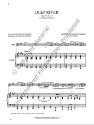 Coleridge-Taylor - Deep River Op. 59 No. 10 (INT) Coleridge-Taylor - Deep River Op. 59 No. 10 (INT)