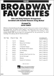 Broadway Favorites for Strings - Violin