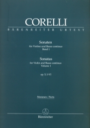 Sonatas for Violin and Basso Continuo Vol1- Op 5, I-VI