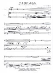 Red Violin Chaconne for Violin & Orchestra - Piano Reduction