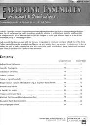 Exploring Ensembles: Holidays & Celebrations (Score)