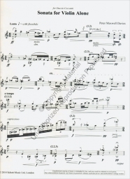 Sonata for Violin Alone