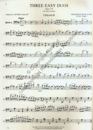 Dotzauer - Three Easy Duos, Op. 114 (INT)