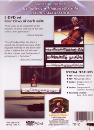 Johann Sebastian Bach Six Suites for Violoncello Solo DVD