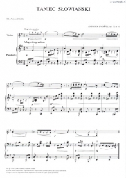 Dvorak - Slavonic Dance in E minor for Violin and Piano (PWM)
