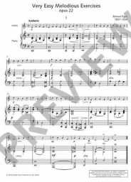Elgar - Very Easy Melodious Exercises Op. 22 (SCHOTT)