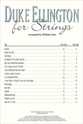 Duke Ellington for Strings - Score
