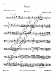 Faure - Elegie Op. 24 for Cello and Piano (BOSTON)