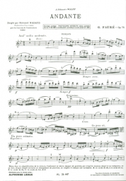 Faure - Andante in B flat Op. 75 (LEDUC)