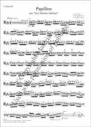 Faure - Papillon Op. 77 for Cello and Piano (KUNZ)