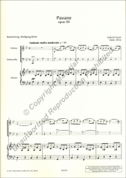 Faure - Pavane Op. 50 for Piano Trio (SCHOTT)