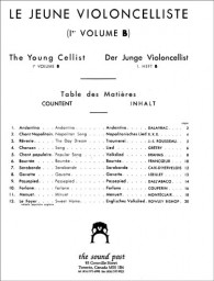 Feuillard - Le Jeune Violoncelliste Vol. 1B (DELR)