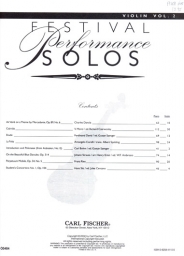 Festival Performance Solos