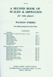 Scales and Arpeggios for Viola, Book II