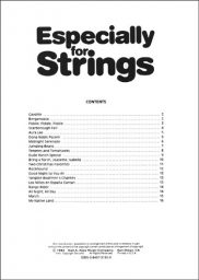 Especially for Strings Cello