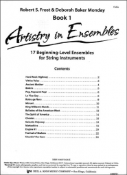 Artistry in Ensemble, Cello - Book I
