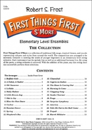 First Things First S