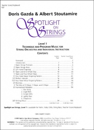 Spotlight on Strings, Level 1 - Teacher